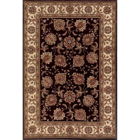 Sphinx By Oriental Weavers Area Rugs, Ariana 117D3 8' Square Square - Brown/ Ivory-Polypropylene A117D3240240SQ